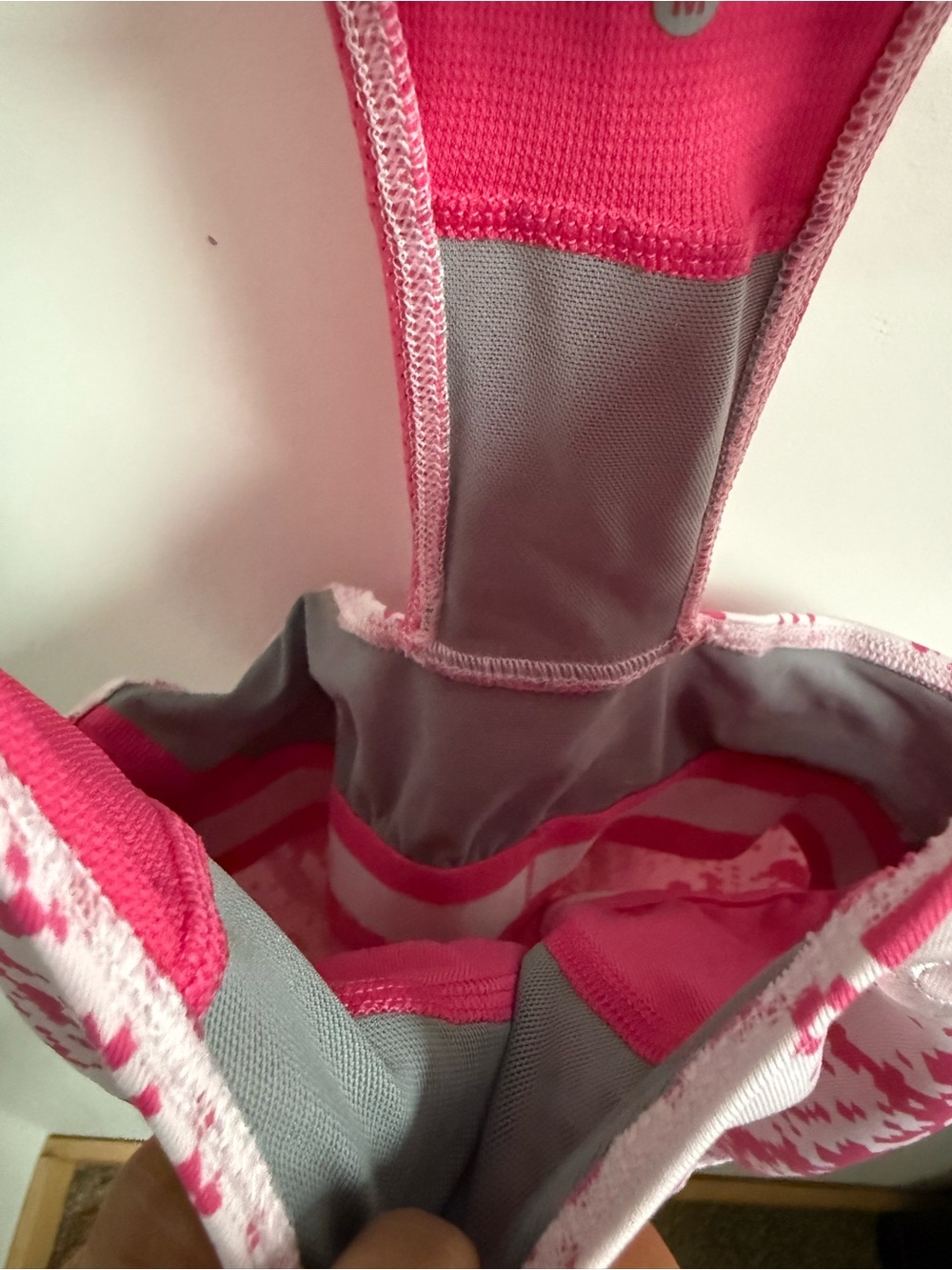 Nike Pink Pixel-Print Racerback Tank - Picture 5 of 6